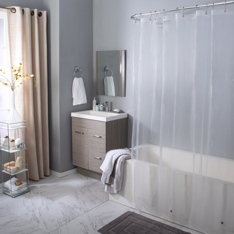 Doublure de rideau de douche Peva Elle, Turquoise
