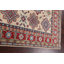 Tapis unique en laine noué à la main ivoire / rouge / bleu nouvel âge 5 pi x 6 pi 8 po