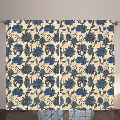 Semi Sheer Curtain Pair