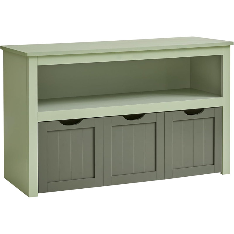 4 Pair Shoe Rack, Green