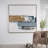 Uttermost Stacked Against - Peinture sur toile à cadre flottant