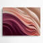 Gradient Abstract 27, art mural en métal mauve-256518699