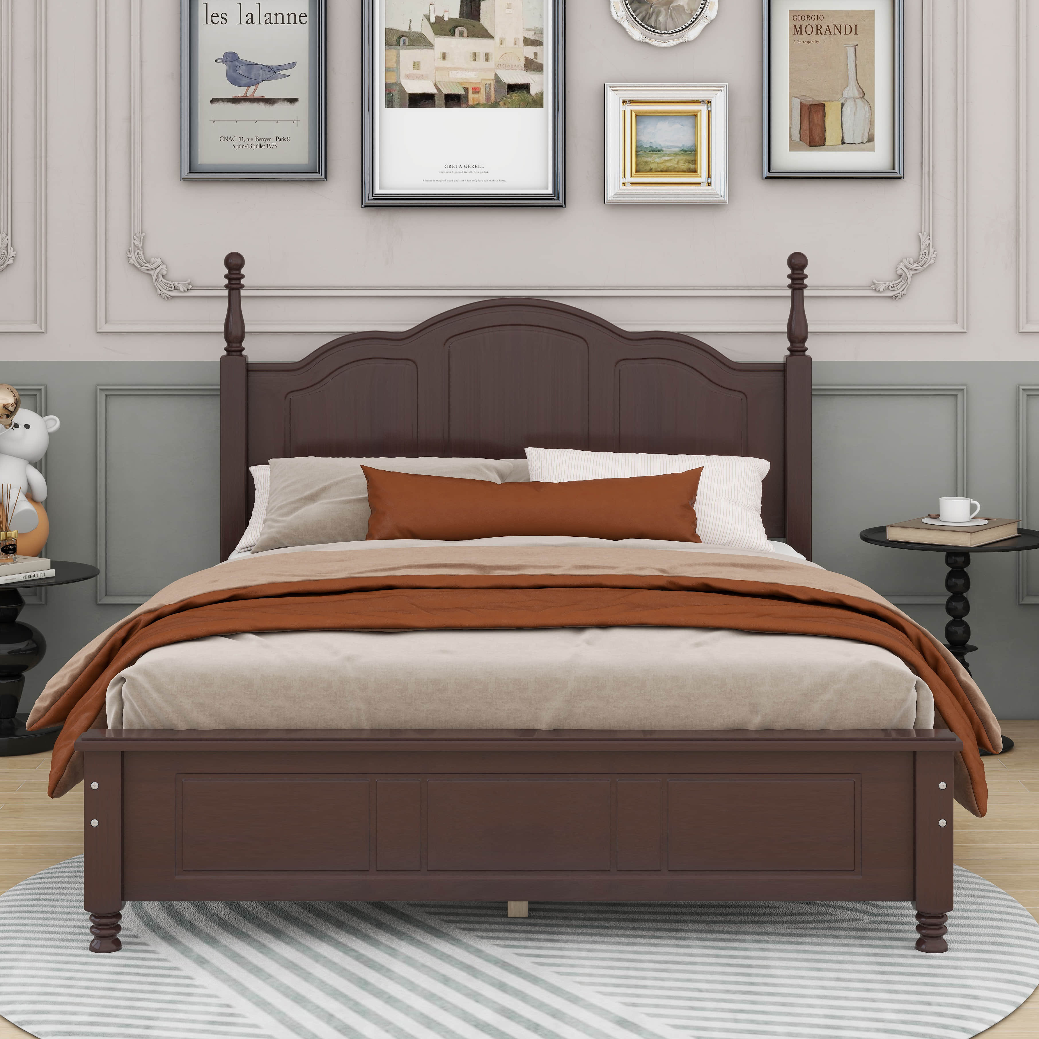 Frameworks Bed & Bedding Set