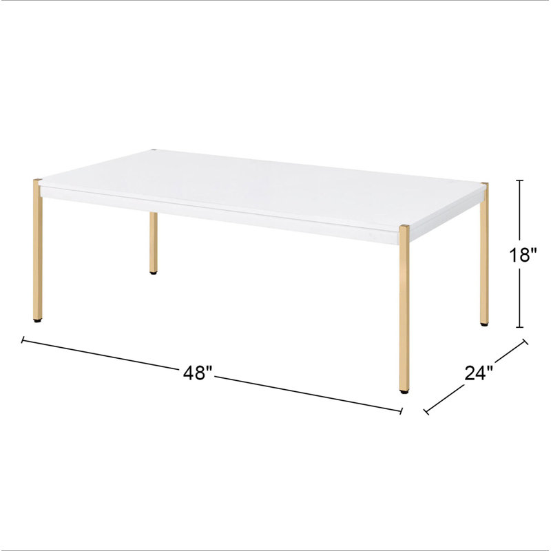Table basse rectangulaire