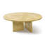 Table basse en marbre naturel exquis pour un salon élégant