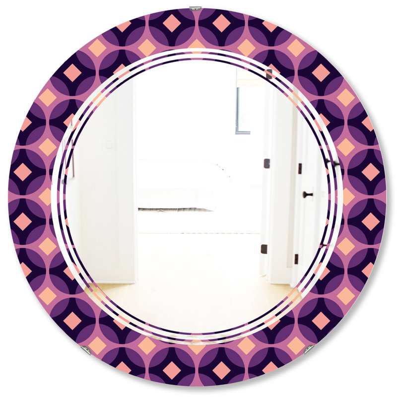 Miroir mural moderne et contemporain, H 31,5 po x l po