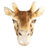Resin Giraffe Head Wall Vase