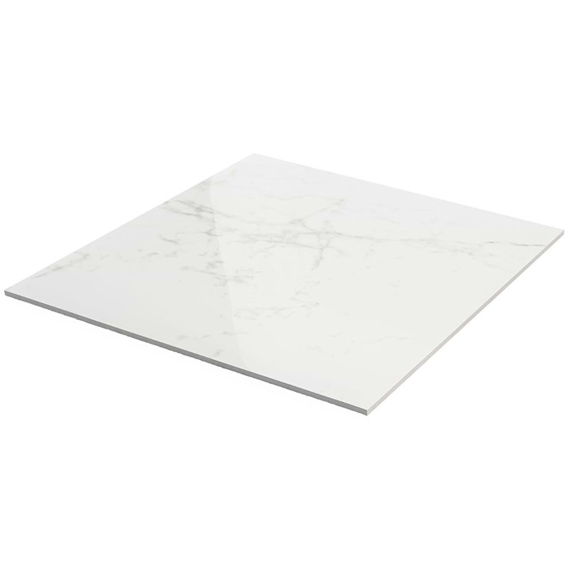 Dreamstone 24X24 Polished Porcelain Tile, Statuario Venato Polished