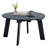 HDPE Round Coffee Table With Slatted Top-1941827054