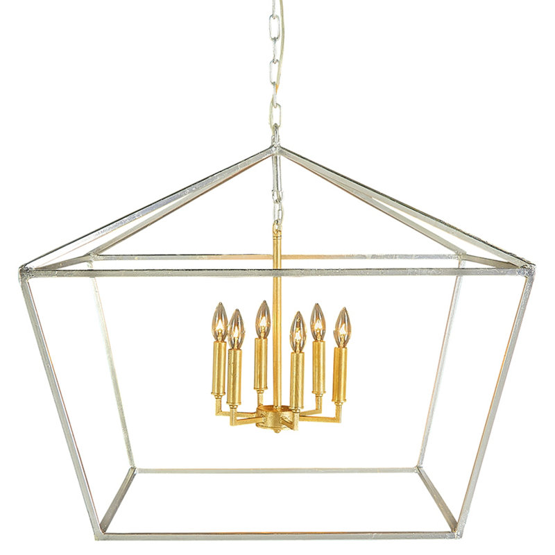 Lustre géométrique à 6 lumières Vegas