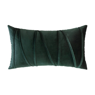 Housses de coussin en velours à lignes croisées (housse seulement)