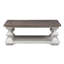 Table basse avec roulettes et tablette inférieure Gildford