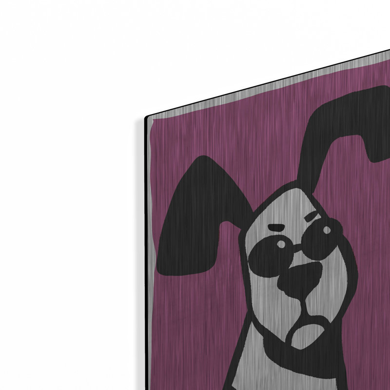 «Dog On Purple» par Irena Orlov, H 16 po x l 12 po