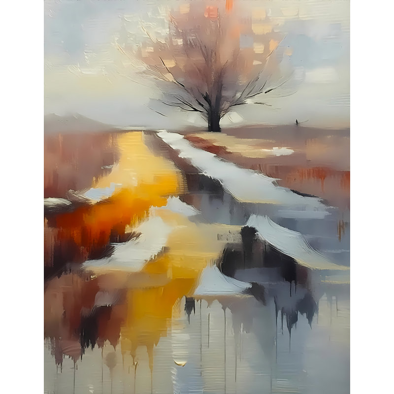 Solitude illuminée, H 32 po x l 24 po