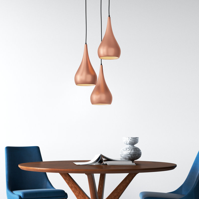 Franconia 3 - Light Cluster Pendant, Honey Gold