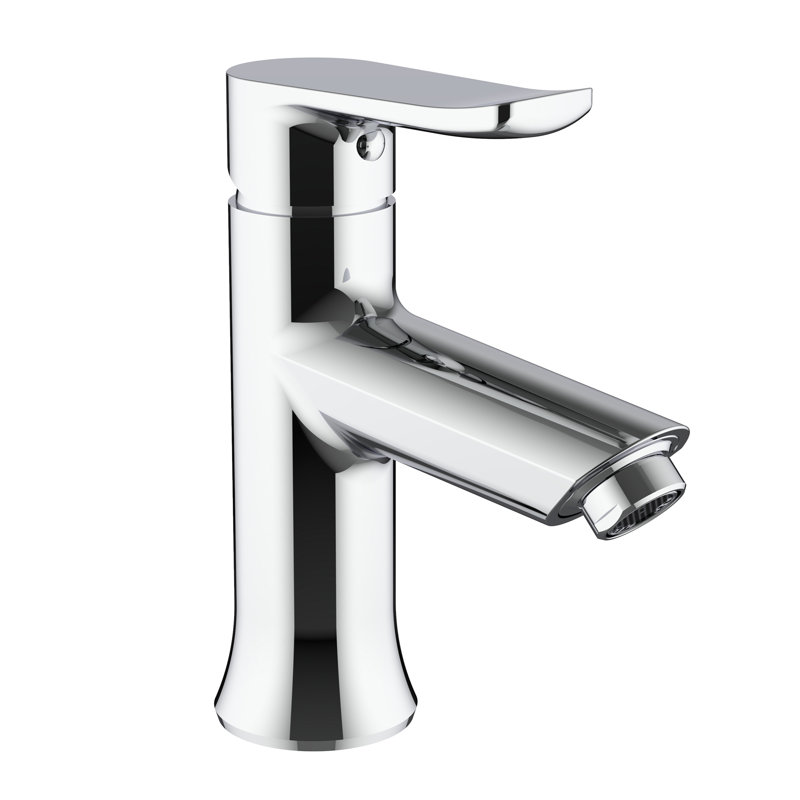 Single-Hole Bathroom Faucet, Polished Chrome
