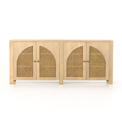 Silfa 78" Wide Mango Solid Wood Sideboard by Birch Lane