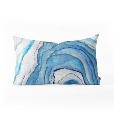 Coussin lombaire intérieur/extérieur viviana gonzalez agate d’inspiration aquarelle abstraite 02