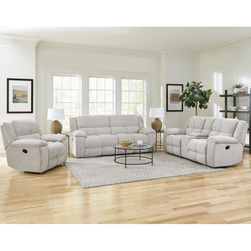 Fauteuil inclinable manuel de 47 po de largeur avec accoudoirs coussinés Kendall
