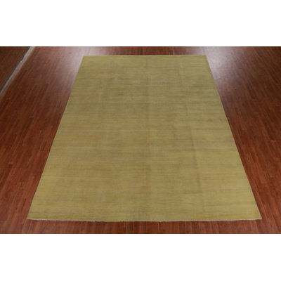 Green Modern Gabbeh Persian Area Rug 10x13