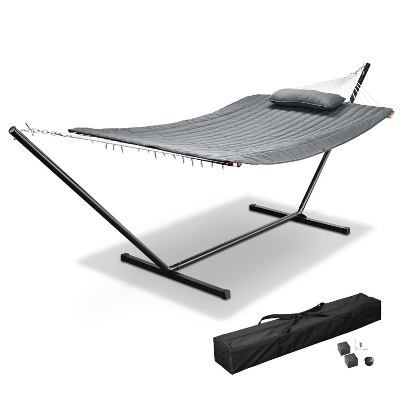 Neacsa 2 Person Hammock, Gray