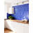 Landscape 1 in. x 1 in. Translucent Glass Plastic Face Mounted Brick Mosaic Designer Pool Tile-40587911