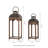 Medders 2 Piece Wood Tabletop Lantern Set-434442494