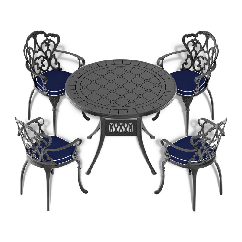 Table de salle à manger en aluminium