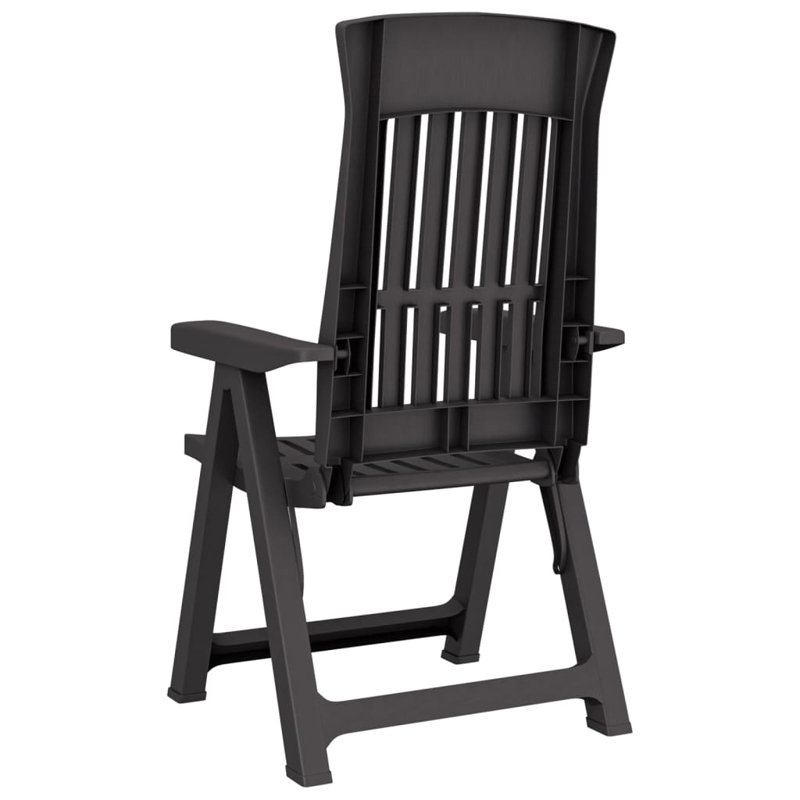 Chumley Patio Dining Armchair, Anthracite