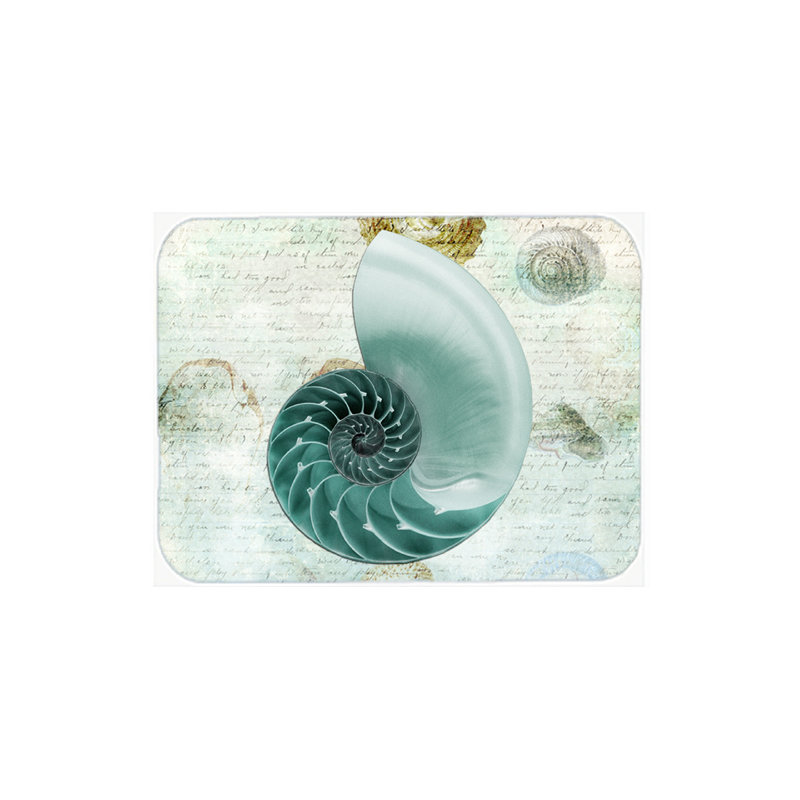 Caroline's Treasures Shells Glass Cutting Board