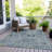 Machine Washable Indoor/Outdoor Xhevrie Denim Rug-449823866