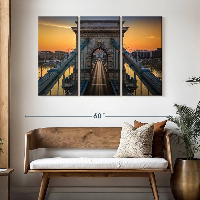 Nicci Szechenyi Chain Bridge, 32" H x 50" W
