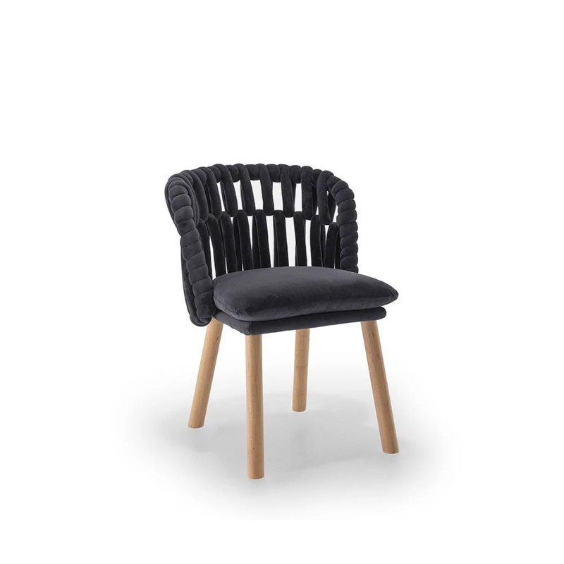 Knit Chair, Ink Black