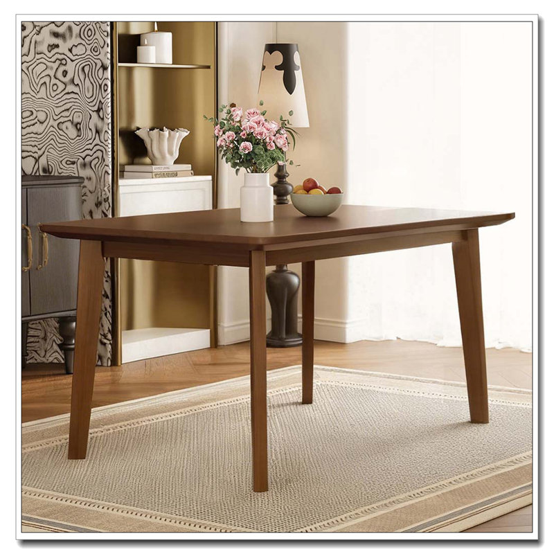 Table de salle à manger rustique, Noyer