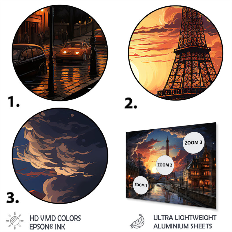 Cities & Countries Wall Decor on Metal