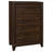Mullaney 5-Piece California King Bedroom Set Walnut