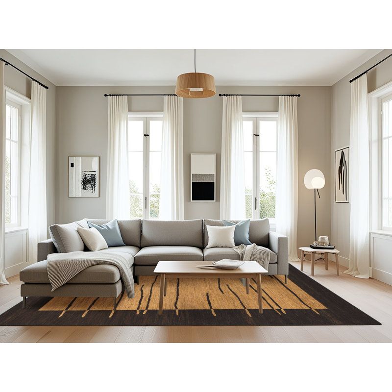 Tapis abstrait moderne 1623, Rectangle 8 pi x 10 pi
