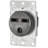 Leviton 30 Amp 250 Volt Black Outlet 6-30R 1 Pack