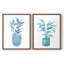 Watercolor House Plant III - reproduction encadrée de qualité supérieure - prête à être accrochée - aucun clou requis - aucun clou requis-213301129-213301130