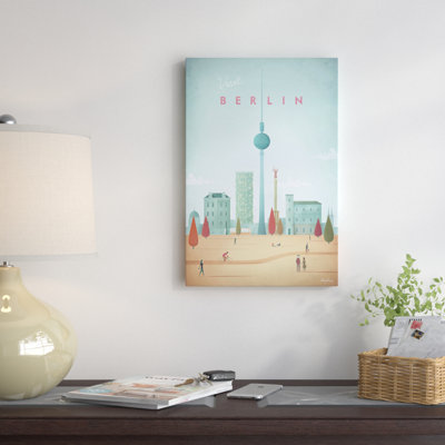 Berlin, impression sur toile tendue