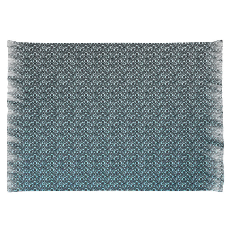 Tapis bleu/noir zone art déco classic Mcguigan, Non