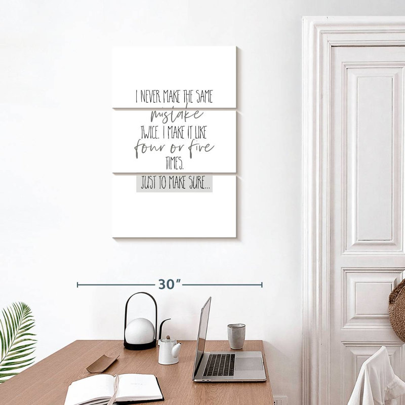 Tergel The Same Mistake, 32" H x 20" W
