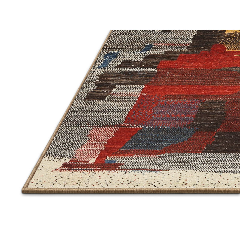 Adalena Abstract Indoor Rug, Rectangle 7' x 10'