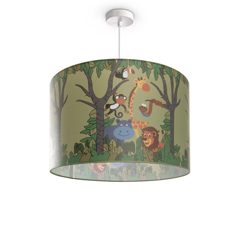 Cathcart 1 - Light Drum Pendant, White