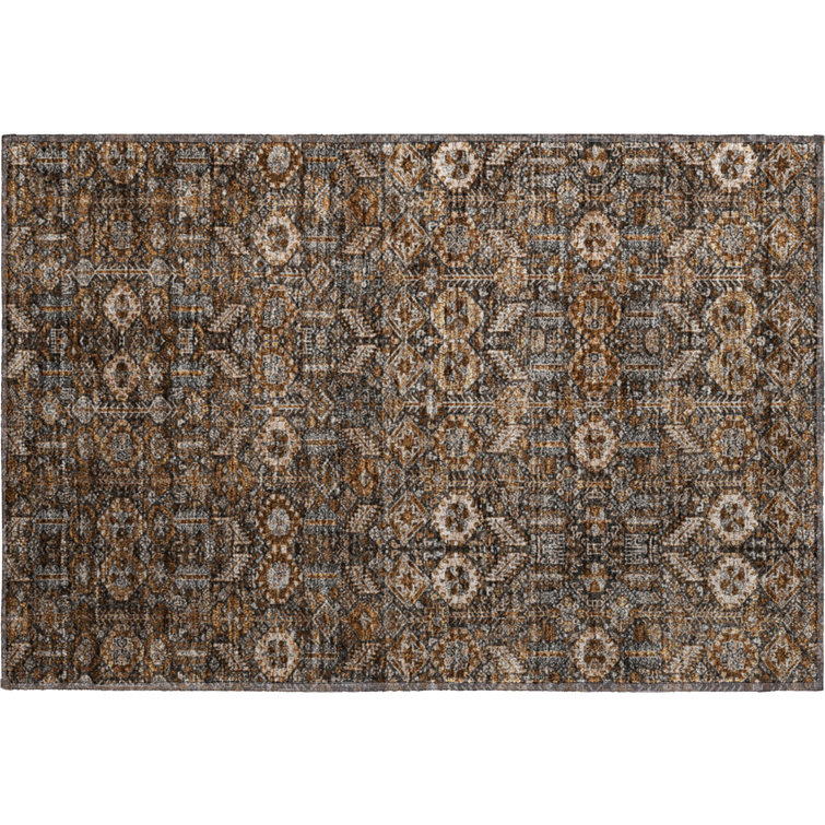 Tapis chocolat Cerrito AMF574 lavable à la machine de qualité supérieure
