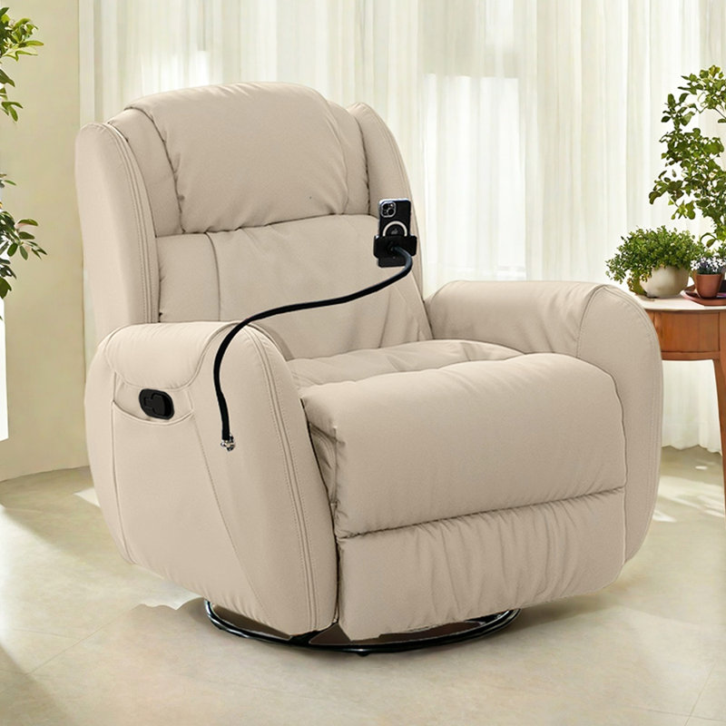 Fauteuil inclinable Barnett, Beige