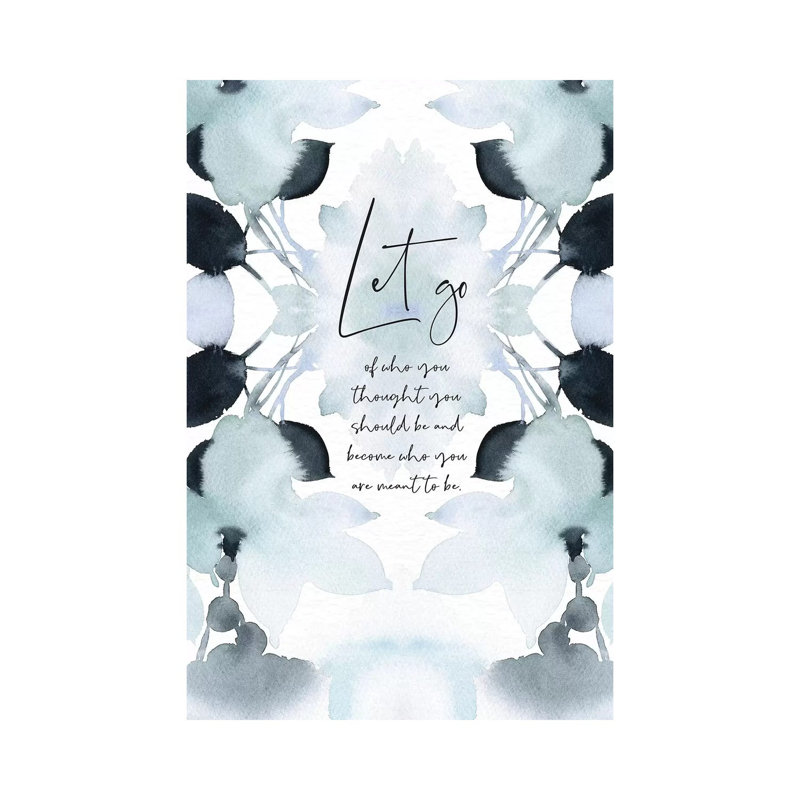 Let Go III - Print on Canvas, 66.04cm H x 45.72cm W x 3.81cm D, Wrapped Canvas