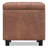 Cosmopolitan 34"W Upholstered Vegan Leather Transitional Rectangular Lift-Up Storage Ottoman Bench with Hidden Storage-1179772983