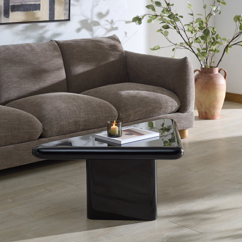 Table basse Bellalynn Conrete, H 16 po x L 30 po x l 30 po, Noir