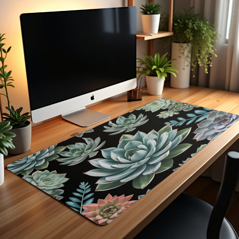 Polyester Desk Pad, 14.4x12.1